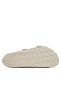Birkenstock Klapki Arizona zamsz 1024554 Biały. Kolor: biały. Materiał: skóra, zamsz