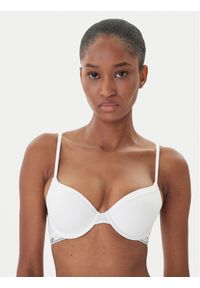 Calvin Klein Underwear Biustonosz z fiszbiną 0000F3784E Biały. Kolor: biały. Materiał: bawełna
