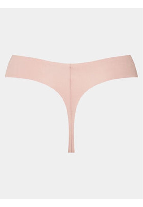 Calvin Klein Underwear Stringi 000QD5103E Różowy. Kolor: różowy. Materiał: bawełna
