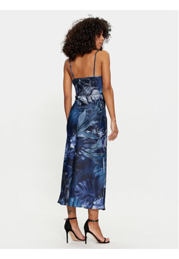 Guess Sukienka koktajlowa W3GK85 WD8G2 Kolorowy Regular Fit. Materiał: syntetyk. Wzór: kolorowy. Styl: wizytowy
