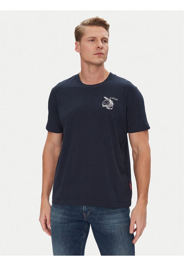 JOOP! Jeans T-Shirt 15 JJJ-64Aariz 30045904 Granatowy Modern Fit. Kolor: niebieski. Materiał: bawełna