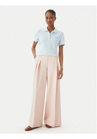 TOMMY HILFIGER - Tommy Hilfiger Polo WW0WW43225 Niebieski jasny Regular Fit. Typ kołnierza: polo. Kolor: niebieski. Materiał: bawełna #5