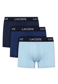 Lacoste Komplet 3 par bokserek 5H2394 Kolorowy. Materiał: syntetyk. Wzór: kolorowy