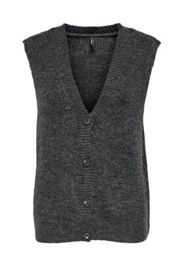 only - ONLY Kardigan Jane 15354283 Szary Regular Fit. Kolor: szary. Materiał: syntetyk