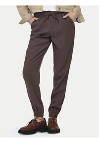 only - ONLY Spodnie dresowe Kelda 15203946 Brązowy Regular Fit. Kolor: brązowy. Materiał: wiskoza #1