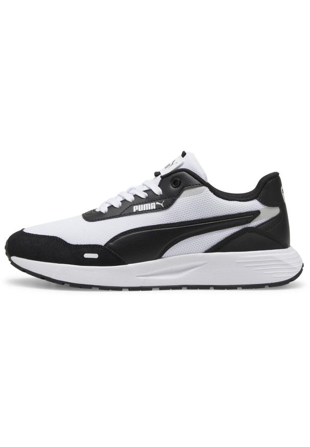 Buty Puma Runtamed, Mężczyźni. Kolor: biały. Materiał: materiał