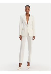 Marciano Guess Spodnie materiałowe 6RGB02 7357A Écru Regular Fit. Kolor: kremowy. Materiał: syntetyk #4
