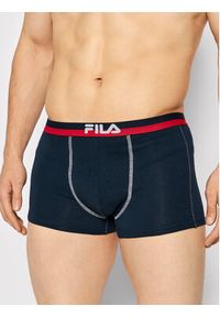 Fila Komplet 2 par bokserek FU5020/2 Granatowy. Kolor: niebieski. Materiał: bawełna