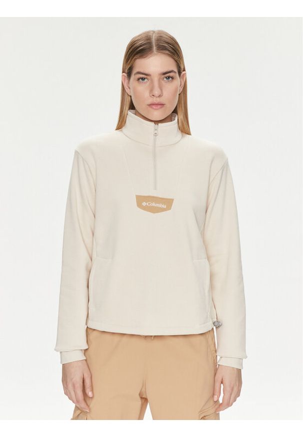 columbia - Columbia Bluza Lodge™ 2073531 Écru Relaxed Fit. Materiał: bawełna, syntetyk