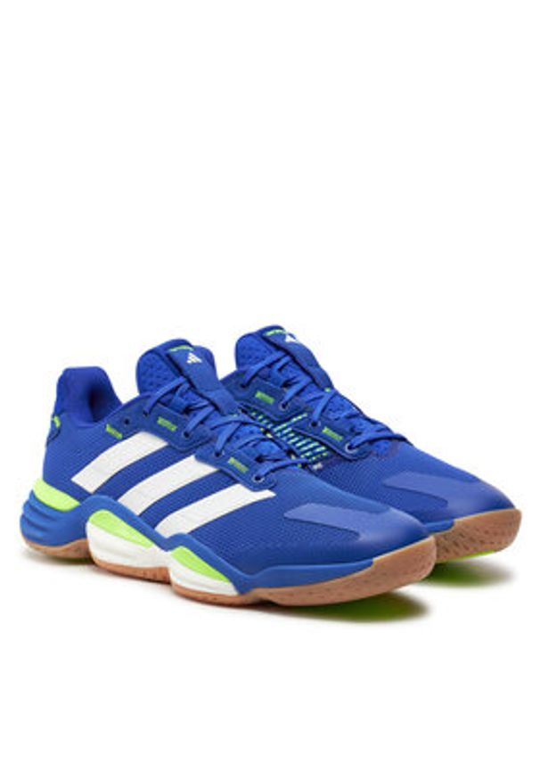 Adidas - adidas Buty halowe Stabil 16 IE1083 Niebieski. Kolor: niebieski. Materiał: materiał, mesh