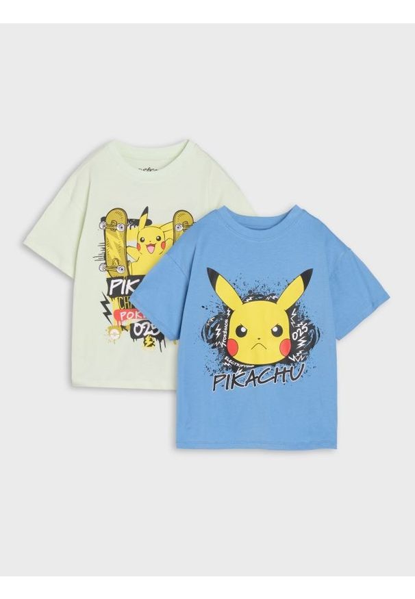 Sinsay - Koszulki 2 pack Pokémon - wielobarwny