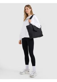 4f - 4F Torba na ramię (27 L) - czarna Uniwersalny. Kolor: czarny. Materiał: syntetyk, tkanina, materiał. Wzór: gładki. Sport: fitness