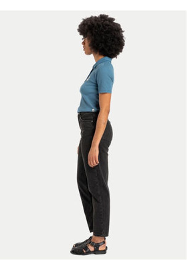 Quiksilver Jeansy Mom Denim EQWDP03026 Czarny Mom Fit. Kolor: czarny