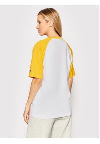 Champion T-Shirt Unisex STRANGER THINGS Hawkins Raglan 217755 Biały Custom Fit. Kolor: biały. Materiał: bawełna. Długość rękawa: raglanowy rękaw