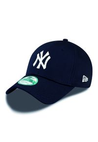 New Era - Czapka League Yankees. Kolor: niebieski. Materiał: tkanina, bawełna. Wzór: gładki #1