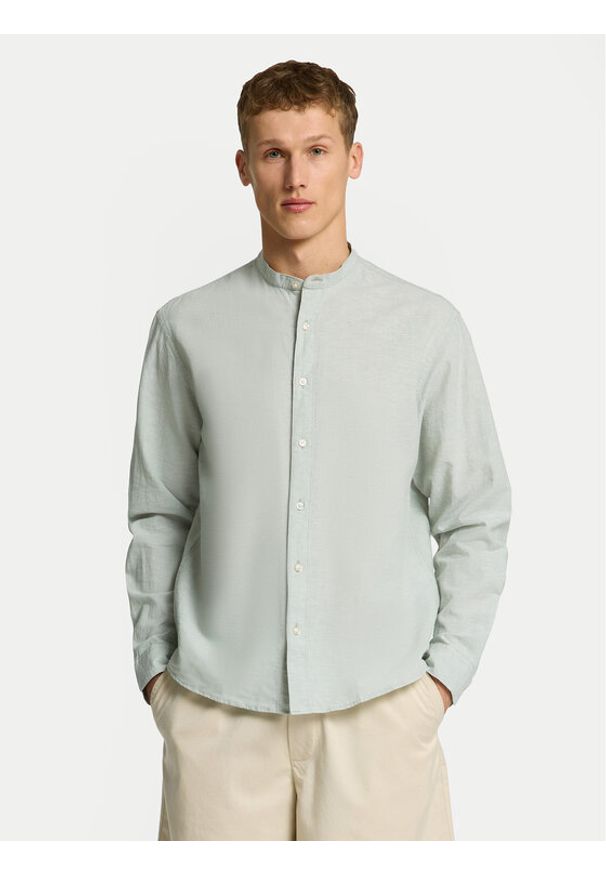 Selected Homme Koszula 16079054 Zielony Regular Fit. Kolor: zielony. Materiał: bawełna