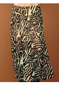 Sinsay - Spódnica midi ze wzorkiem - wielobarwny #1