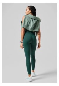 CASALL - Damskie legginsy bezszwowe z wysokim stanem Casall Multi Rib. Stan: podwyższony. Kolor: zielony. Sport: joga i pilates, fitness #2