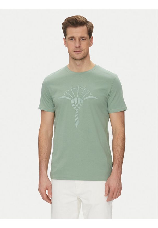 JOOP! T-Shirt 17 JJ-01Alerio-3 30042432 Zielony Modern Fit. Kolor: zielony. Materiał: bawełna