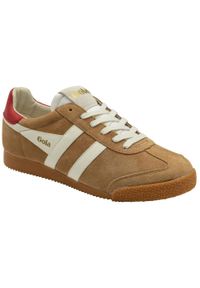 Femme Baskets Gola Marron Gola. Kolor: czerwony, wielokolorowy, biały, brązowy. Materiał: zamsz, materiał. Szerokość cholewki: normalna. Sport: turystyka piesza, tenis