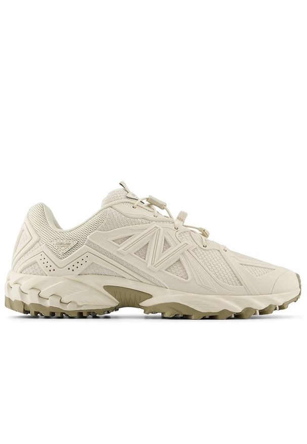 Buty New Balance ML610DG - beżowe. Kolor: beżowy. Materiał: materiał, syntetyk, guma. Szerokość cholewki: normalna. Sezon: lato