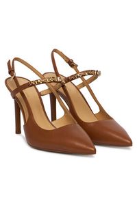 MICHAEL Michael Kors Szpilki Dina 40R6DIHP1L Brązowy. Kolor: brązowy. Materiał: skóra. Obcas: na szpilce #5