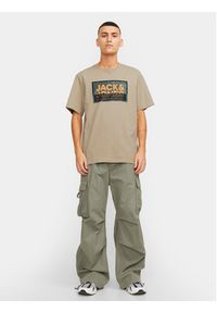 Jack & Jones - Jack&Jones Komplet 3 t-shirtów Logan 12260780 Kolorowy Standard Fit. Materiał: bawełna. Wzór: kolorowy #5