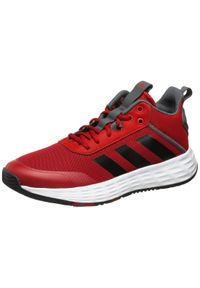 Nowe Buty do koszykówki kosza Adidas Ownthegame 2.0. Kolor: czerwony. Sport: koszykówka #1