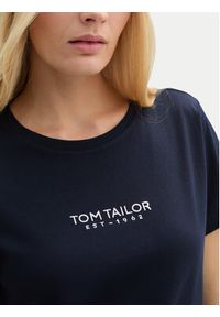 Tom Tailor T-Shirt 1045543 Granatowy Regular Fit. Kolor: niebieski. Materiał: bawełna #5