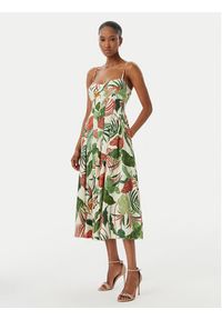 Guess Sukienka koktajlowa W6GKAF W2558 Zielony Regular Fit. Kolor: zielony. Materiał: wiskoza. Styl: wizytowy #3