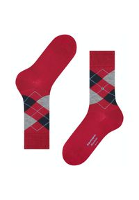 Skarpetki Burlington Manchester. Kolor: czerwony #1