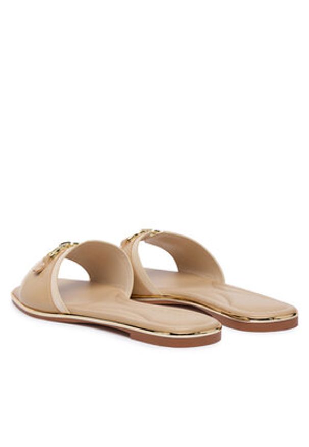 Aldo Klapki Alamassi 13917563 Beżowy. Kolor: beżowy. Materiał: skóra