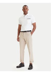 Barbour Polo Premium CorpatchMML1496WH11 Biały Tailored Fit. Typ kołnierza: polo. Kolor: biały. Materiał: bawełna #3