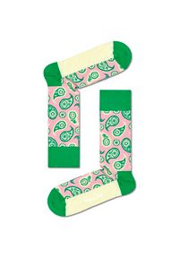 Happy-Socks - Happy Socks Skarpety wysokie unisex PAI01-7303 Kolorowy. Materiał: materiał, bawełna. Wzór: kolorowy #2