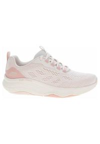 skechers - Buty do chodzenia damskie Skechers Relaxed. Zapięcie: sznurówki. Kolor: wielokolorowy. Materiał: materiał, tkanina, syntetyk. Szerokość cholewki: normalna. Sport: turystyka piesza