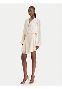 Guess Sukienka koktajlowa W6GK46 W1931 Pomarańczowy Regular Fit. Kolor: pomarańczowy. Materiał: syntetyk. Styl: wizytowy #4