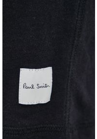 Paul Smith Szorty bawełniane męskie kolor czarny. Okazja: na co dzień. Kolor: czarny. Materiał: bawełna. Wzór: gładki. Styl: casual #2