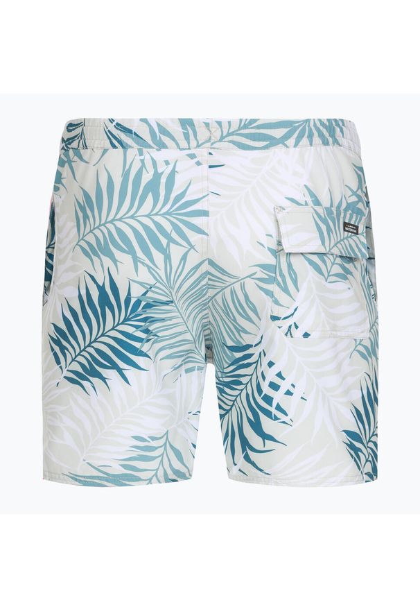 Szorty kąpielowe męskie Quiksilver Wild Fern Volley 17". Kolor: niebieski
