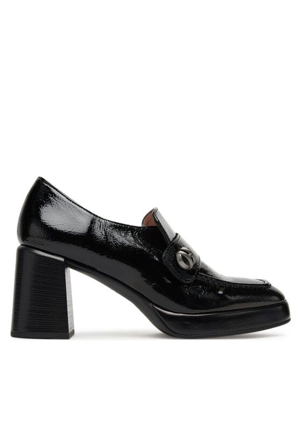 Hispanitas Półbuty HI254229 Czarny. Kolor: czarny. Materiał: skóra