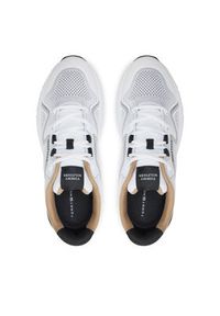 TOMMY HILFIGER - Tommy Hilfiger Sneakersy M Runner Tech Knit FM0FM05109 Biały. Kolor: biały. Materiał: materiał #3