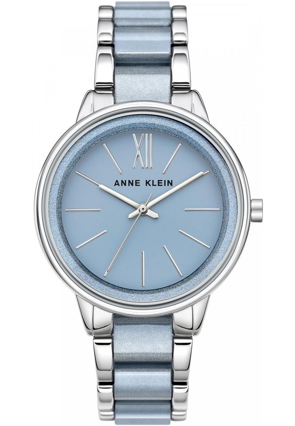 Zegarek damski Anne Klein AK-1413LBSV srebrny. Kolor: srebrny