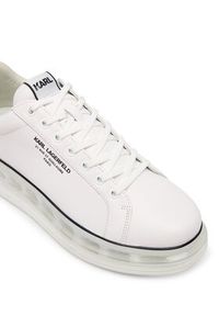 Karl Lagerfeld - KARL LAGERFELD Sneakersy Kapri Kushion KL52615 Biały. Kolor: biały. Materiał: skóra #6