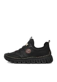 Rieker Sneakersy CEO-57550-00 Czarny. Kolor: czarny. Materiał: skóra #3