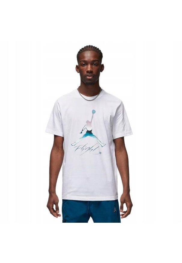 Koszulka Męska Nike Jordan Mj Jdn Air Stretch Ss Crew. Kolor: biały
