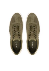 Calvin Klein Sneakersy Low Prof Cupsole Su HM0HM02125 Zielony. Kolor: zielony. Materiał: zamsz, skóra #3