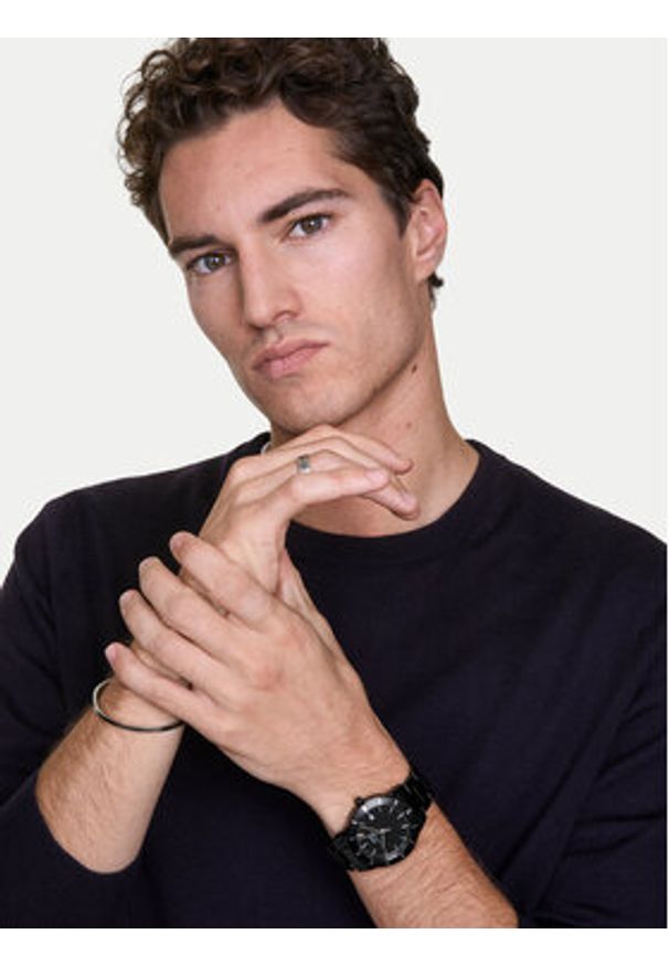 Daniel Wellington Zegarek Iconic Paradigma 40 DW00100821 Czarny. Kolor: czarny