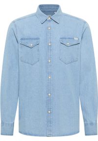 Męska Koszula Mustang Style Duver Denim Blue 1016950 5000 200. Materiał: denim #6
