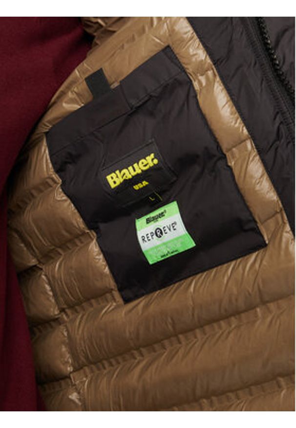 Blauer Parka 24WBLUK11208 Czarny Regular Fit. Kolor: czarny. Materiał: syntetyk
