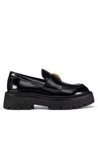 Gino Rossi Loafersy GESME-3596-24 Czarny. Kolor: czarny. Materiał: lakier, skóra