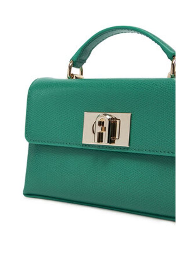 Furla Torebka 1927 WE00423 ARE000 D7D00 Srebrny. Kolor: srebrny. Materiał: skórzane